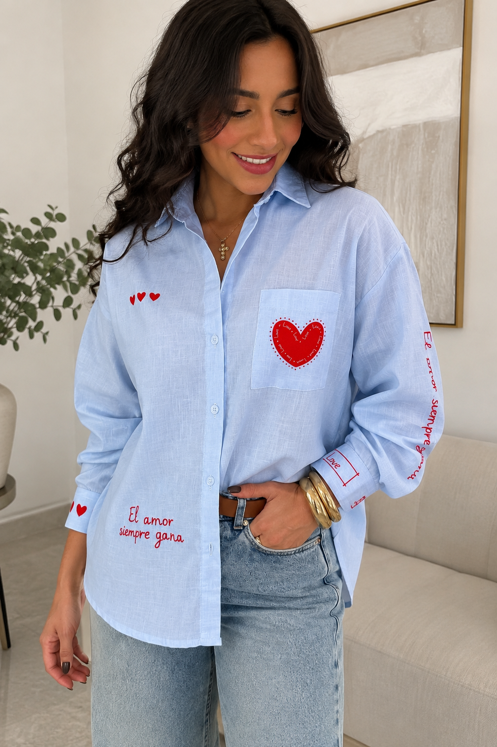 ***Camisera Love Lino - Imagen 5